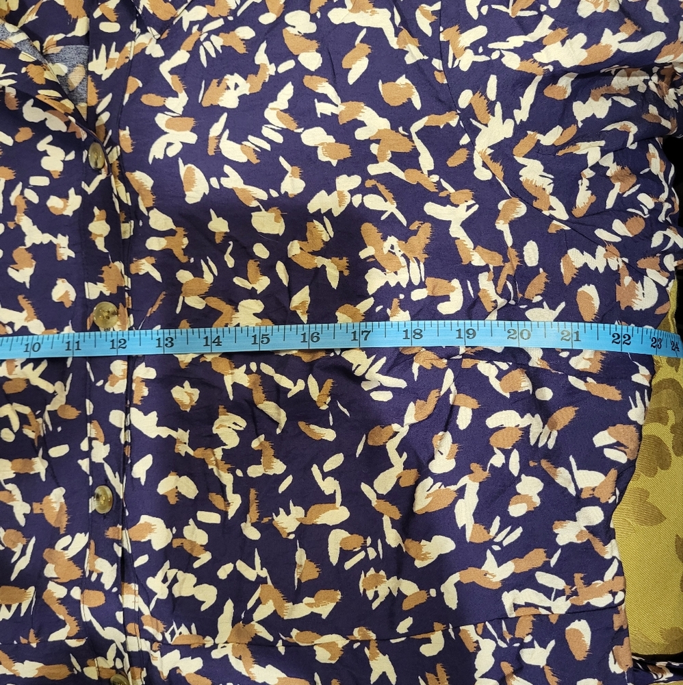 Nine West Blue and Pink Midi Dress - Picture 8 of 10